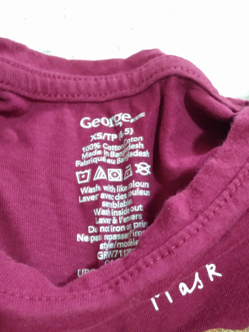 George Raspberry Pink Long-Sleeve Superhero Dress-Up Tee - Picture 2 of 3